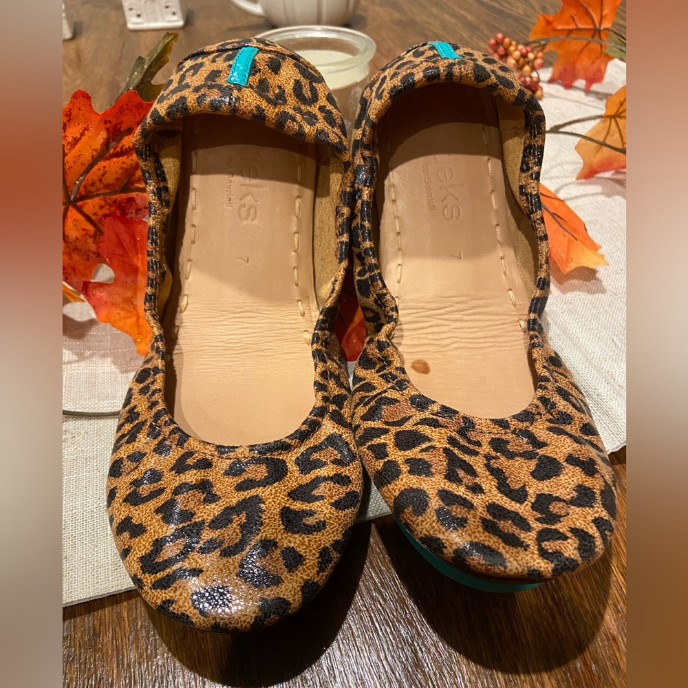 Leopard Printed Tieks Ballet Flats